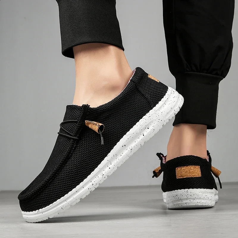 Canvas Loafers Comfortable Walking Flats for Man Non Slip Soft Moccasins Sneakers Summer loafers Men Casual Shoes Slip on 260626 - view 6