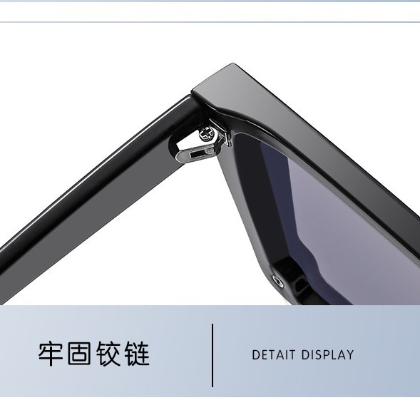 Glasses New One-Piece Polarized Sunscreen Trend Square Men and Women High-End Same Style Sunglasses wholesale - view 5