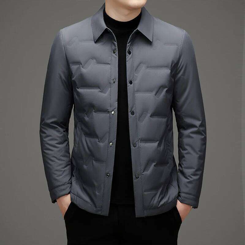 2024 new arrival winter jacket 90% white duck down jackets men,mens fashion thicken warm parkas high quality coat male J260626 - view 4