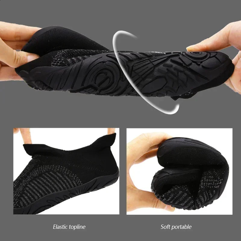 Men Water Shoes Swim Beach Pool Wading Barefoot Aqua Sneaker Athletic Sports Women Breathable Quickdrying Swimming 260626 - view 5