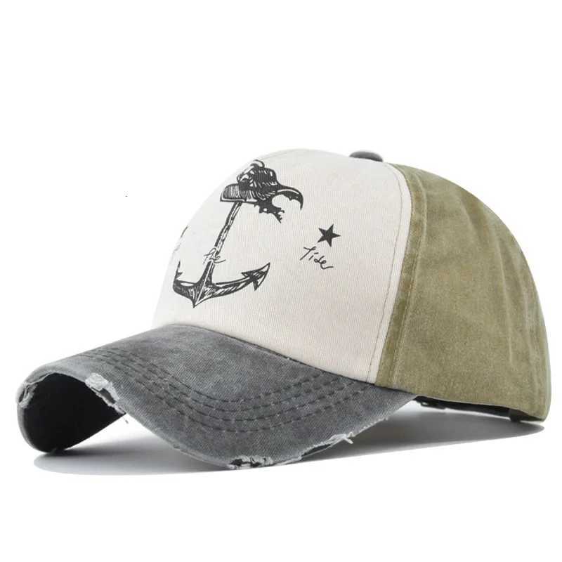 Hats Spring and Autumn Couples Cotton Baseball Hats for Men and Women Made Used Anchor Sun Hats Women Beach Gift Boating Yacht M260626 - view 4