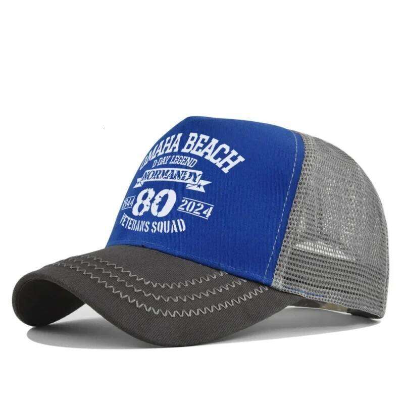New Fashion Spring Summer Printed Mesh Breathable Baseball Cap Gorras Personality LOGO for Men WomenCouples Visor Hat Casquette W260626 - view 5