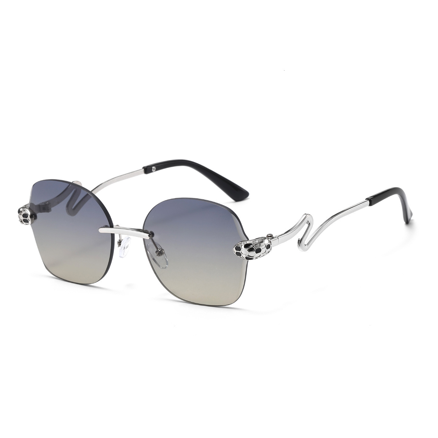 2026 New Frameless Distinctive Trendy UV Protection Glasses, Fashionable And Stylish For Runway Shows