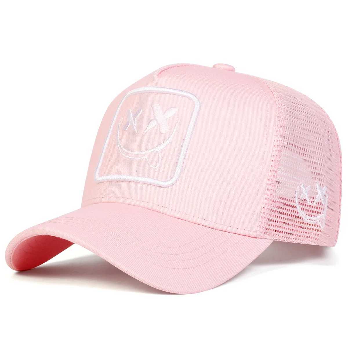 Embroidery Unisex XX Smiling Face Baseball Net Caps Spring Summer Outdoor Adjustable Casual Hats Dad Hat Sunscreen Hat M260626 - view 5