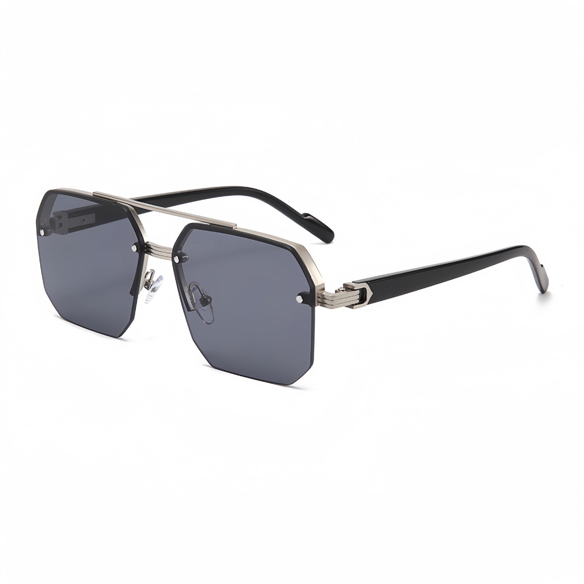 2026 Designer's New Personalized Casual Luxurious Fashionable Men's Sunglasses For Driving UV Resistant High-end Half Frame Sunglasses For M - view 8