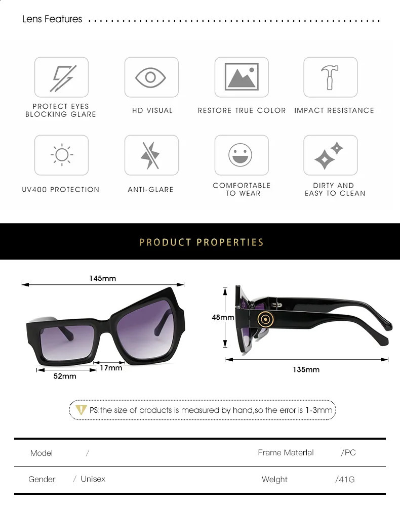Funny Sunglasses Men Women Ins Dance Party Eyebrow Raising Irregular Personality Sun Glasses Male Steet Fashion Eyewear UV400 260626 - view 7