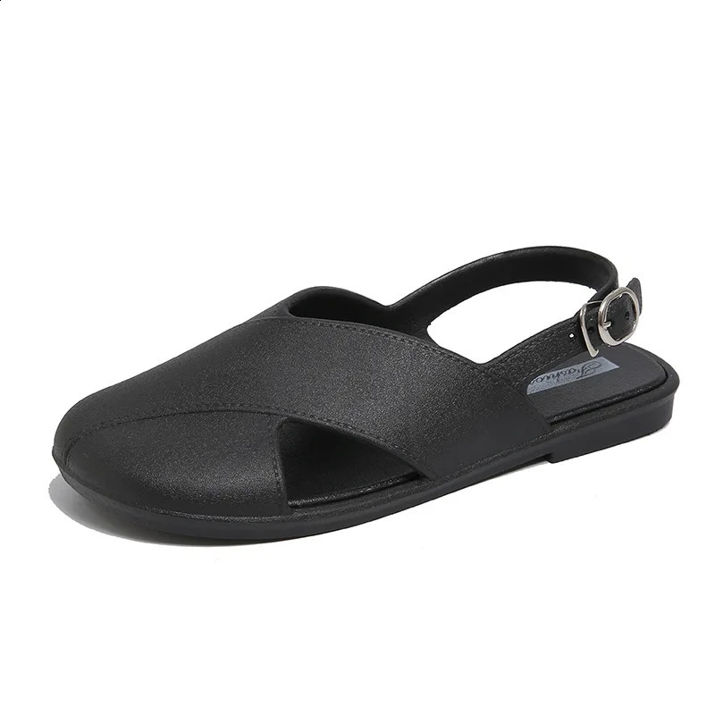 2026 Women Closed Toe Roman Sandals French Fairy Style Outdoor Summer Ladies Slides 260626 - view 6