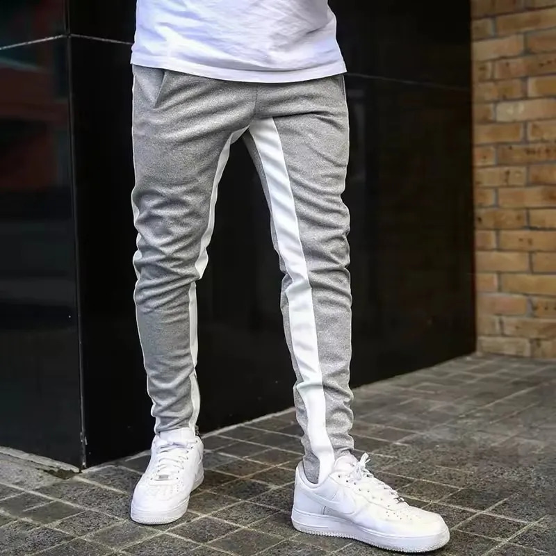 Mens Jogging Running Pants Fitness Sportswear Tracksuit Bottoms Skinny Sweatpants Trouser Black Clothing Gym Sport Pants Men 260626 - view 5