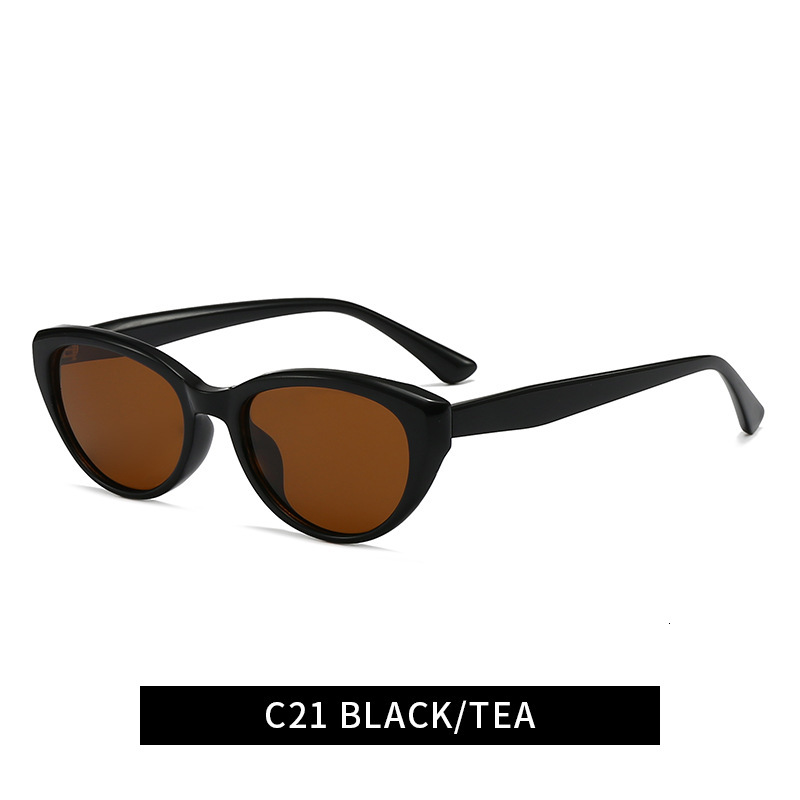 Small-Frame Cat-Eye Sunglasses, Stylish Unique, Suitable For Square And Round Faces, TR Polarized Sunglasses Small Frame Glasses Retro Fashion - view 3