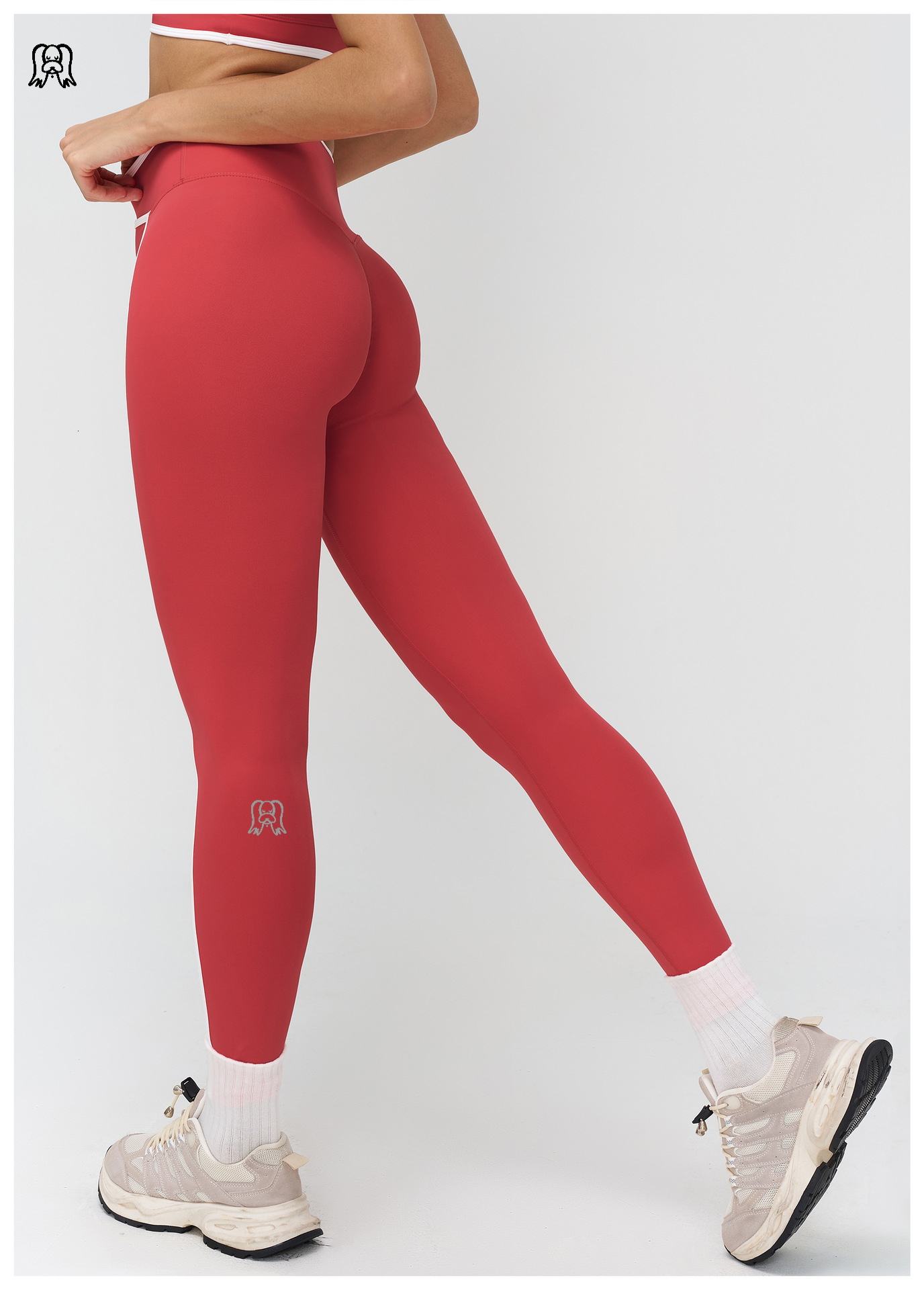 lucky dog yoga Color blocked cross waist outdoor running fitness yoga pants - view 7