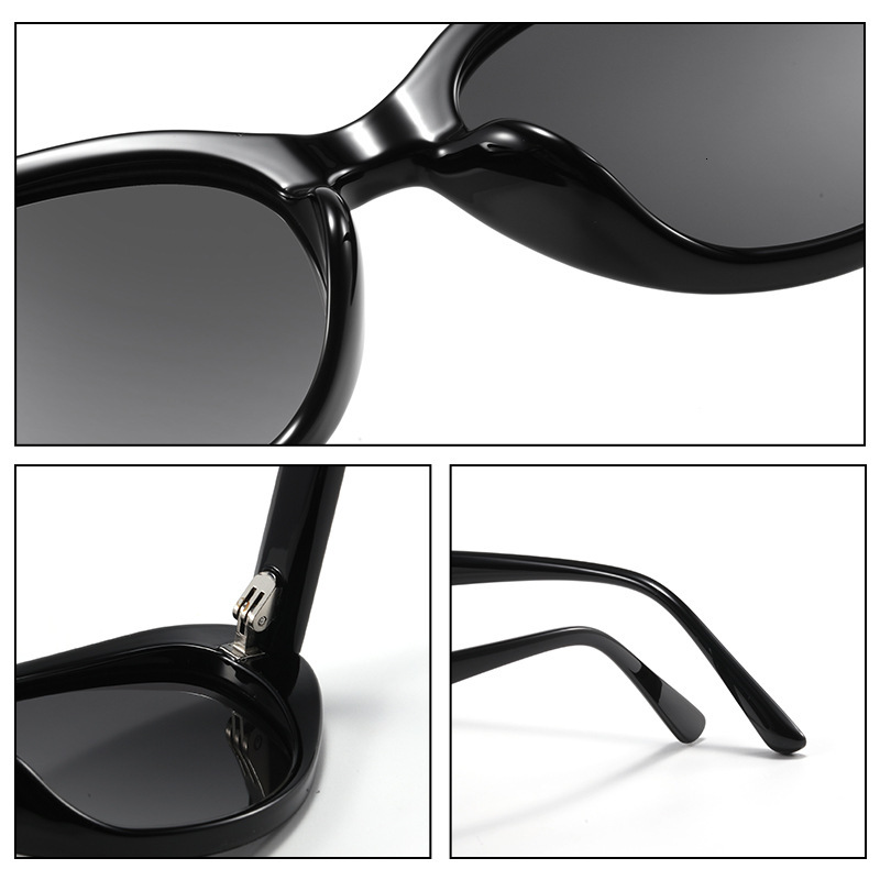 Polarized Sunglasses Retro Triangle Cat Eye Sunglasses for Women Summer Sun Protection Small Face Small Frame High end Feel - view 4