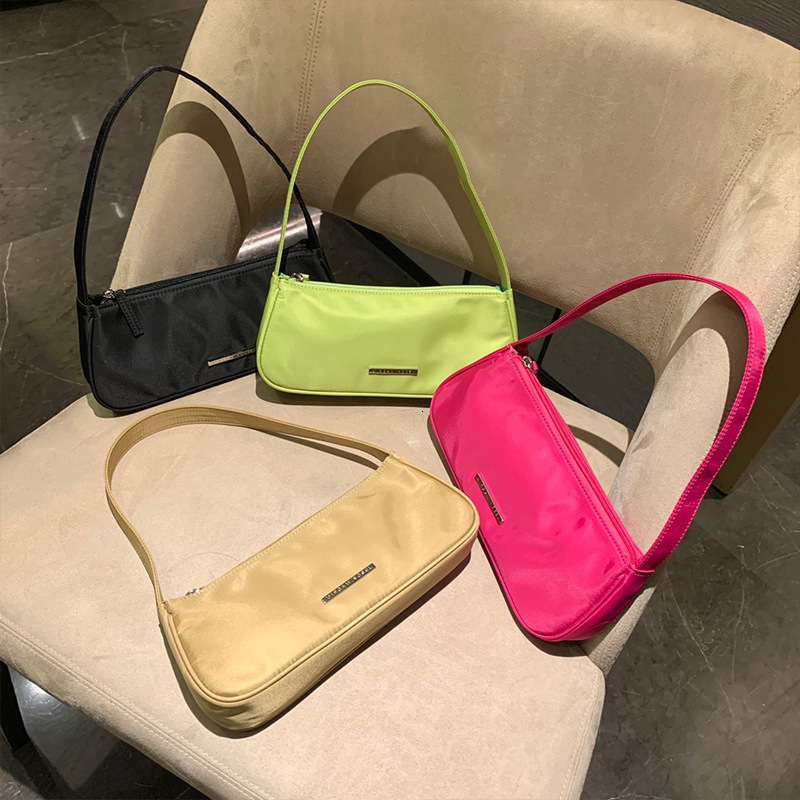 Summer Women's Dragon Fruit Nylon Oxford Cloth Underarm Fashionable Shoulder 2026 Model, Versatile Bag, Trendy Baguette Bag Underarm Bag Vintage - view 1