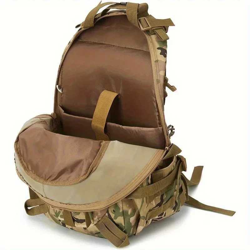 Tactical Backpack for Men 40L Camping Hiking Backpacks Reflective Outdoor Travel Bags Survival Molle Climbing Rucksack Bag M260626 - view 6