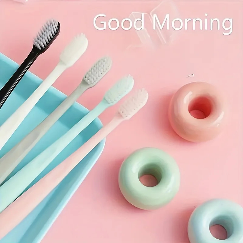 10pcsset Teeth Deep Cleaning Toothbrush Soft Bristle Ultrafine Adult Tooth Brush Dental Oral Care Portable Travel 260615 - view 5