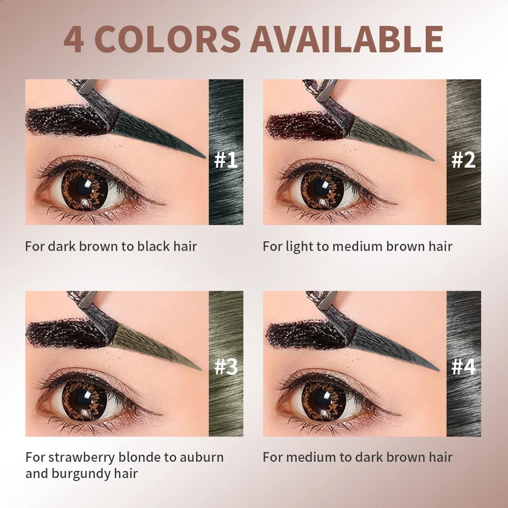 Waterproof Peel Off Eyebrow Gel Tint Semi Permanent Tattoo Brow Tint Transfer-proof For Fuller Defined Looking Brows Makeup 260626 - view 4