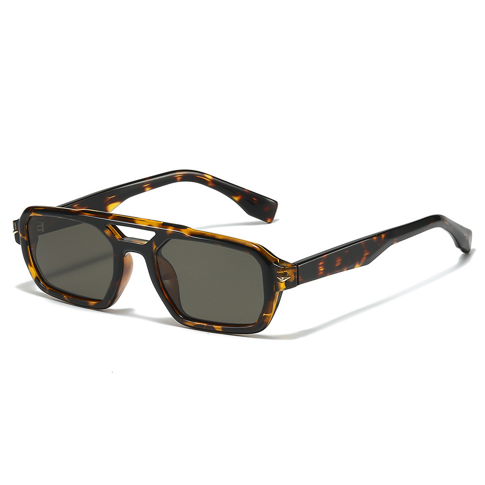 26 New Fashion Small-Frame Double-Beam Retro Street Sunglasses, Tr90 Pin-Inserted Acetate Polarized Sunglasses For Women - view 6