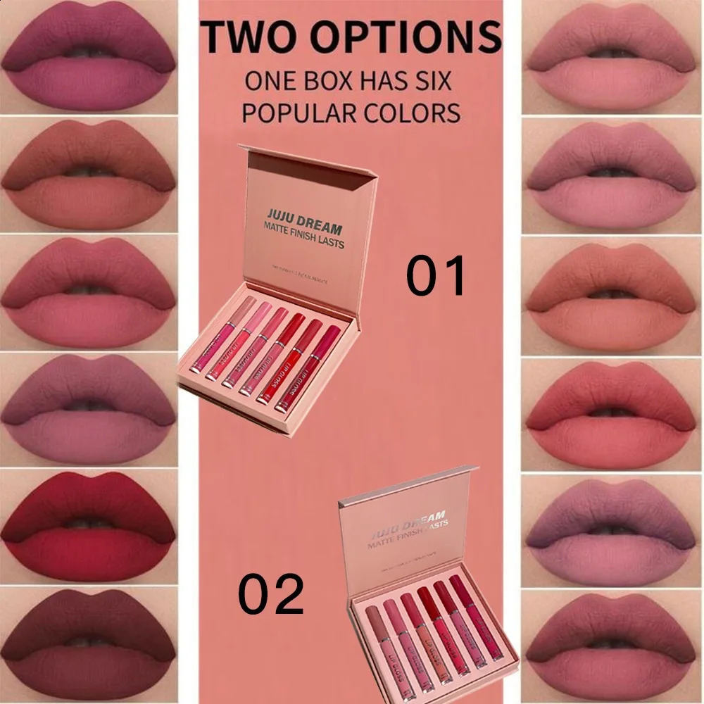 Matte Liquid Lipstick Set Waterproof Long Lasting Smudge Proof Lip Gloss Easy to Apply Non Transfer Holiday Gift 260618 - view 5