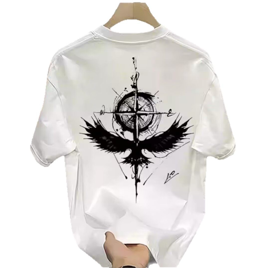 Summer Short Sleeve Creative Retro Men's T-Shirt Plus Size 3D Print Personalized Trendy Harajuku - view 6