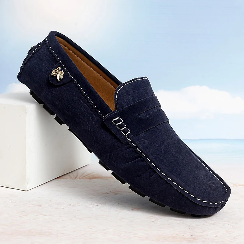 Formal Italian Shoes Men Handmade Leather Loafer Casual Driving Flats Slipon y Comfy Moccasins Loafers for 260624 - view 3