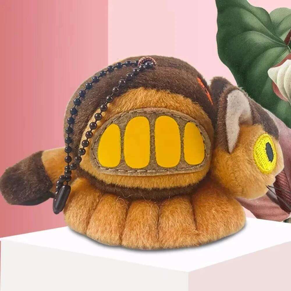 Anime Big Cat Bus Coin Purse Cartoon Small Shoulder Bag Cute Plush Card Holder Pendant Doll Birthday Gift For Friends 26Y0626 - view 6