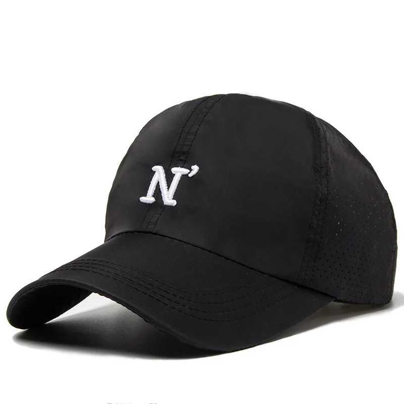 simple Letter Embroidery SnapUnisex Quick-drying Baseball Spring and Summer Outdoor Adjustable Casual Hats SunscreenHat M260626 - view 7