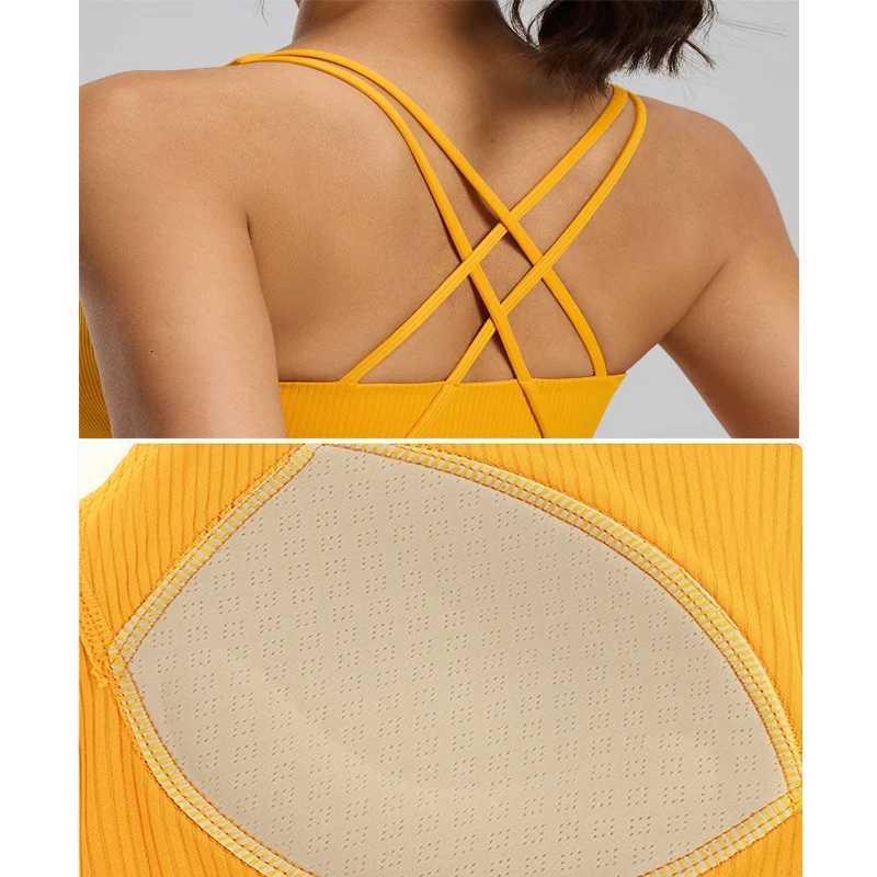 Cross Women Ribbed Yoga Set High Waist Leggings 2 Piece Yoga Set Tummy Control Butt Lifting Moisture Wicking Gym Set M260626 - view 7