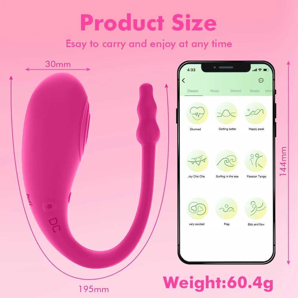 For Wireless Bluetooth Dildo Vibrator Women G Spot Realistic APP Remote Wear Vibrating Clit Female Vibrating Panties Sex Toy M260626 - view 6