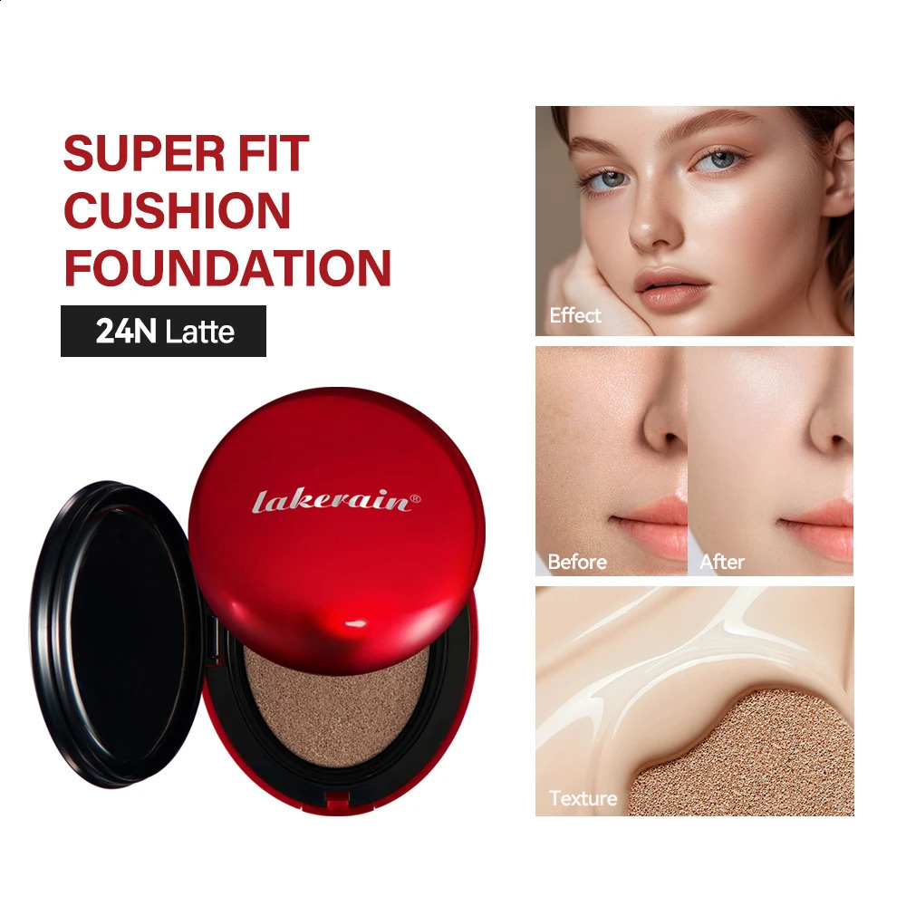 72 Hours Long-lasting Super Fit Cushion Foundation Full Coverage Waterproof Long-lasting Concealer 9 Colors Makeup Semi-Matte 260625