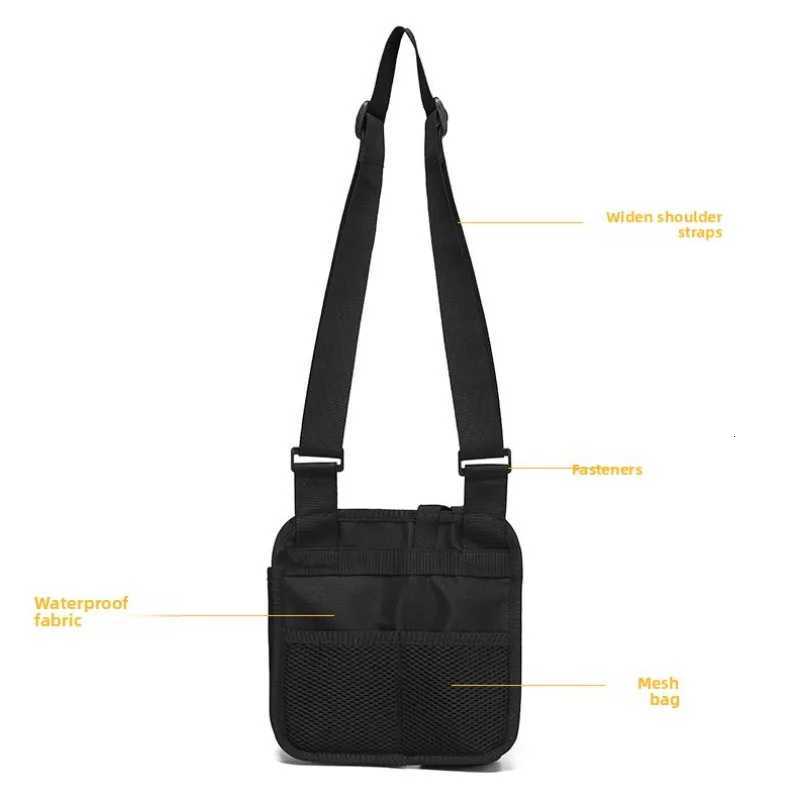 with Small Crossbody Multiple Bag Storage Pockets Tactical Sports Sling Bag Storage Tool Bag Trendy Water Bottle Bag M260626 - view 6