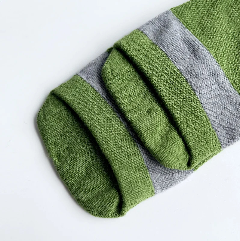 15 Pairs Man Boat Socks Toe Cotton Striped Compression Breathable SweatAbsorbing Elastic Endurable Boy 5 Finger Ankle 260622 - view 6