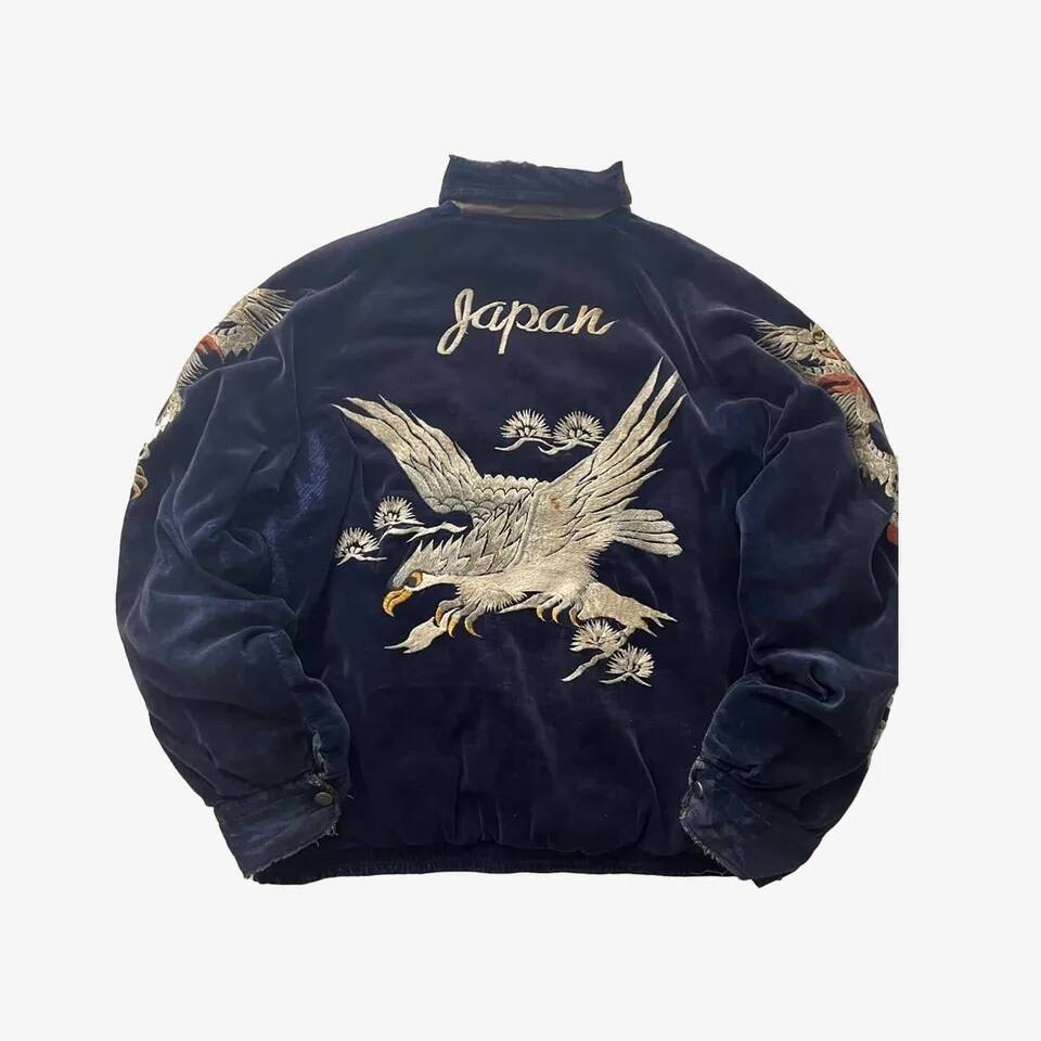 Hip Hop Japan Harajuku Style Jacket Gothic Dragon Pattern Bomber Jackets High Quality Embroidered Y2k Zipper Fleece Lined Coat Mdng260626 - view 3
