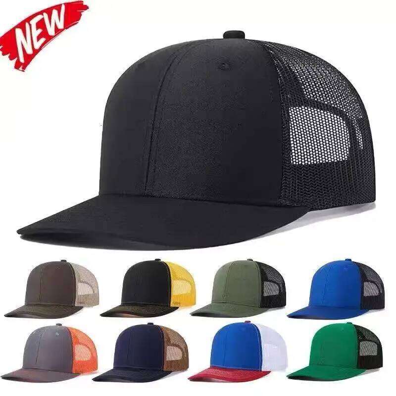 High Quality Mesh Baseball Cap Women Men Summer Cotton Breathable Sunhat Unisex Adjustable Snapback Trucker Hats Male Female W260626 - view 1