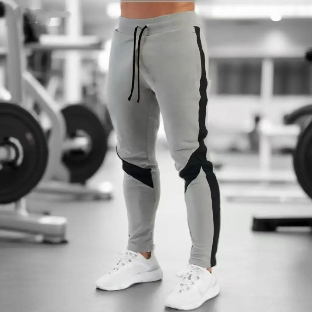 Mens Casual Pants Autumn Winter Sweatpants Men Running Jogger Sports Gym Trousers Fashion Solid Color Workout Long Pants 260626