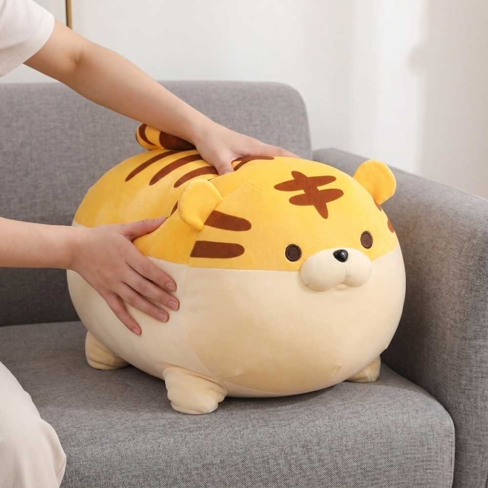 Plush Cotton Creative Pillow Down Cute Stuffed Doll Soft Plush Tiger Plush Toy Daily Leisure M260626