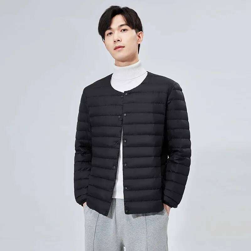 2024 New Arrivals Ultra Light Down Liner Jackets Men's Winter Fashion Casual Korean Wearing Inside O-neck Packable Puffer Coats J260626 - view 4