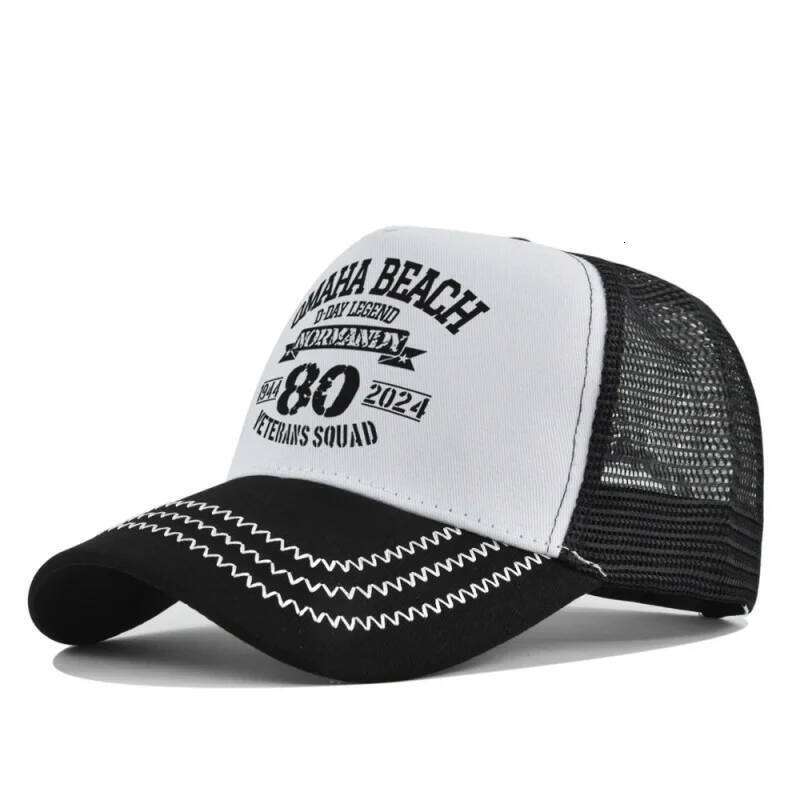 New Fashion Spring Summer Printed Mesh Breathable Baseball Cap Gorras Personality LOGO for Men WomenCouples Visor Hat Casquette W260626 - view 4