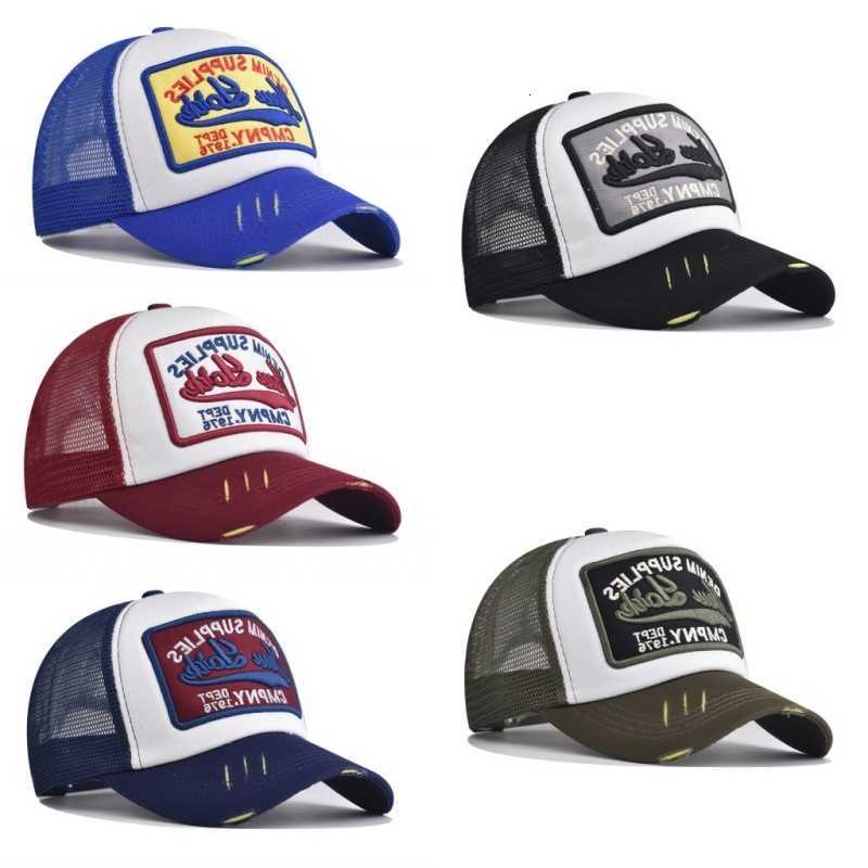 Letter Embroidery Mesh Dad Streetwear Baseball Fashion SnapHip Hop Outdoor Y2K Trucker Hats Gorras F2719 for Women Men M260626