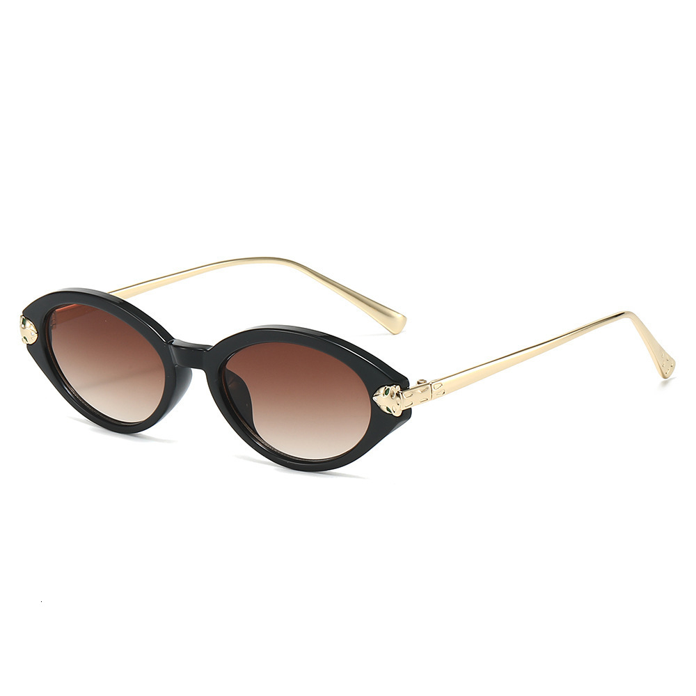 2026 Fashion Cat-Eye PC Oval Frame Sunglasses For Men Women, Trendy And Versatile Outdoor Sun Protection Glasses - view 4