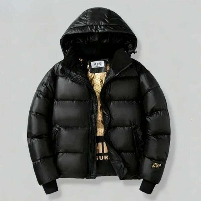 Thick Warm Outerwear Parkas Loose Casual Hooded Puffer Autumn Winter Versatile High-quality Padded Jacket for Men J260626 - view 3