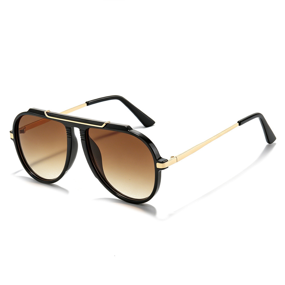 Personalized Square Frame 2026 New European And American Retro Fashion Trend Driving UV Protection Sunglasses - view 4
