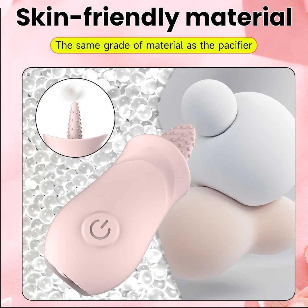 Tongue Licking Vibrator 10 Clitoris Speeds Vibrating Rechargeable Nipple Massager Clitorid G Spot Stimulator Sex Toys for Women M260626 - view 7