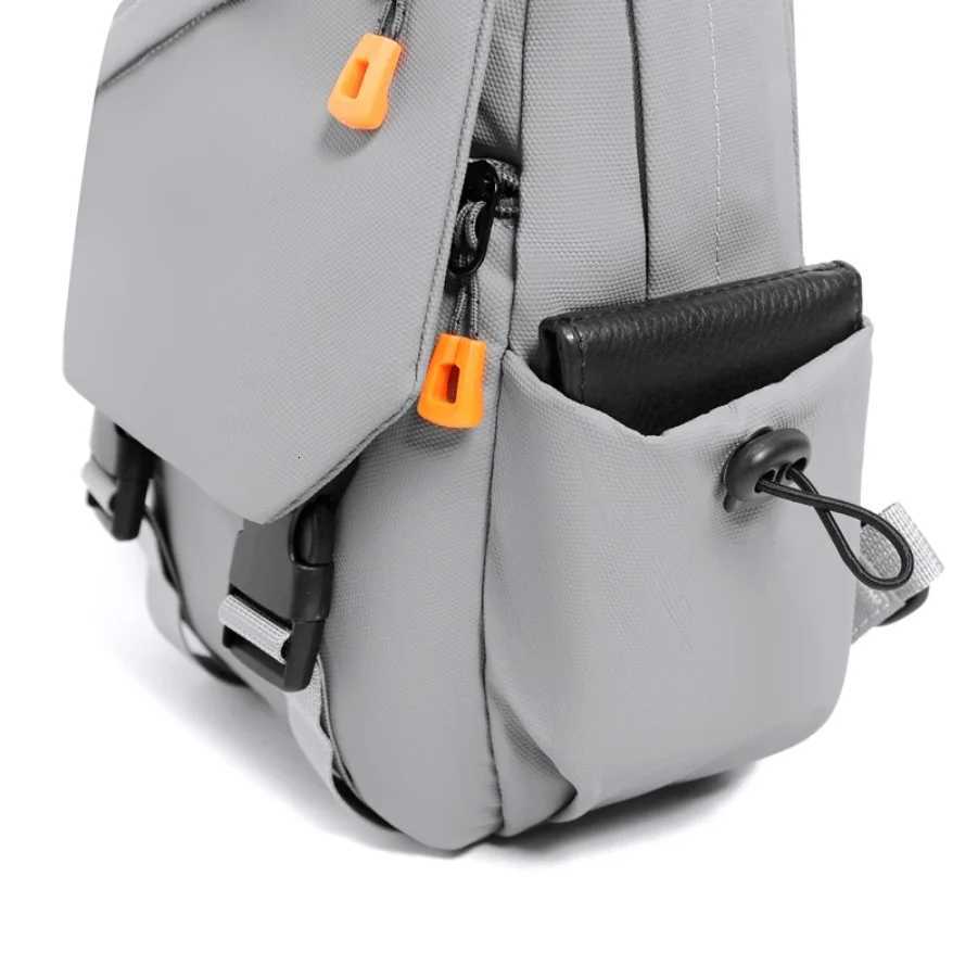 Bag CAOX Waterproof Nylon Crossbody - Mens Chest Sling Backpack Compact Shoulder Messenger Bag Travel Outdoor Hiking Pack M260626 - view 5