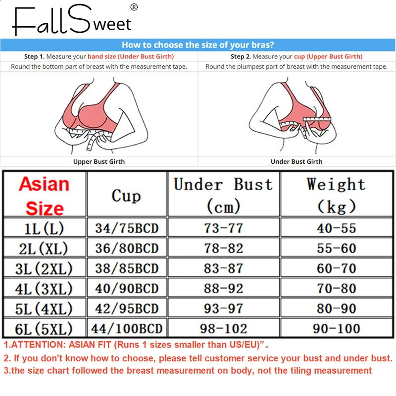 FallSweet 3PCS Lace Push Up Bras for Women Sexy Wireless Bra Ice Silk Deep V Bralette Tops Female Lingerie Moms Underwear L5XL 260626 - view 7