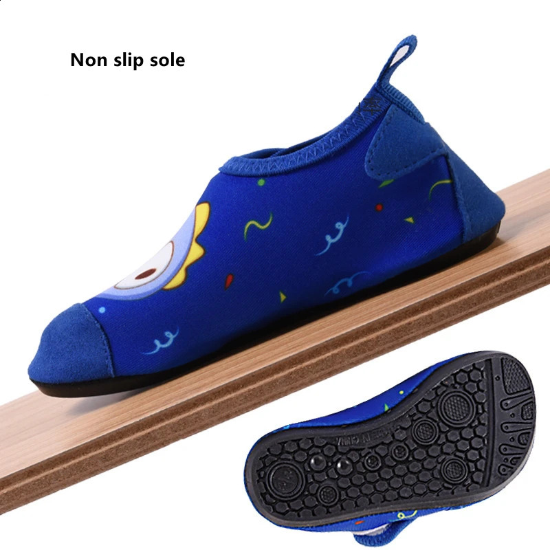 Summer Children Unicorn Dinosaur Swimming Shoes Outdoor Beach Wading Shoes Kids Quick-Dry Water Shoes Barefoot Sports Socks 260622 - view 7