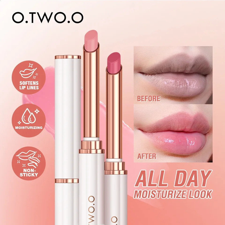 OTWOO Color Changing Lipstick izing Lip Balm Nourising Long Lasting Lip Gloss Natural Beeswax Lip Care Cosmetics 260626