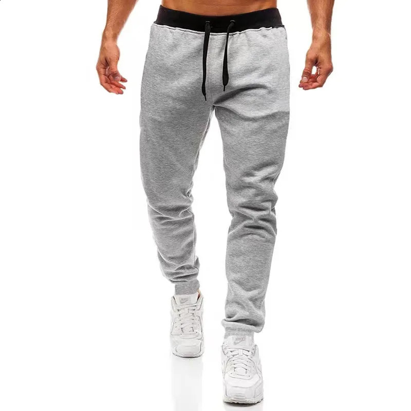 Mens Casual Sweatpants Sports Pants Unisex Fashion Solid Loose Trousers Streetwear Autumn Winter Jogging Fitness Pants 260626 - view 6