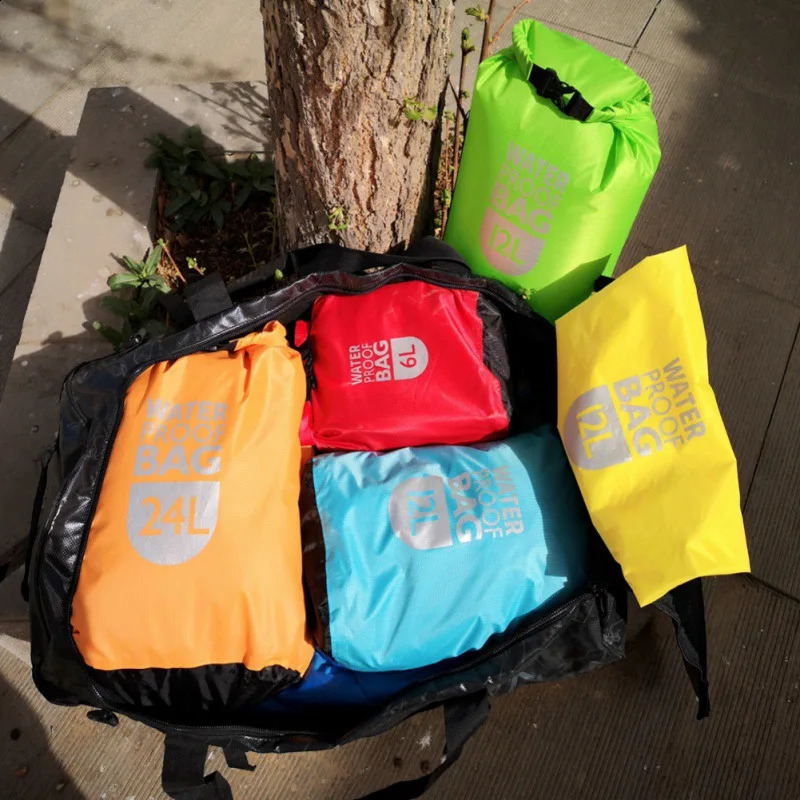 Waterproof Dry Bag Pack Swimming Rafting Kayaking River Trekking Floating Sailing Canoing Boating Water Resistance Dry Sacks 260626 - view 4