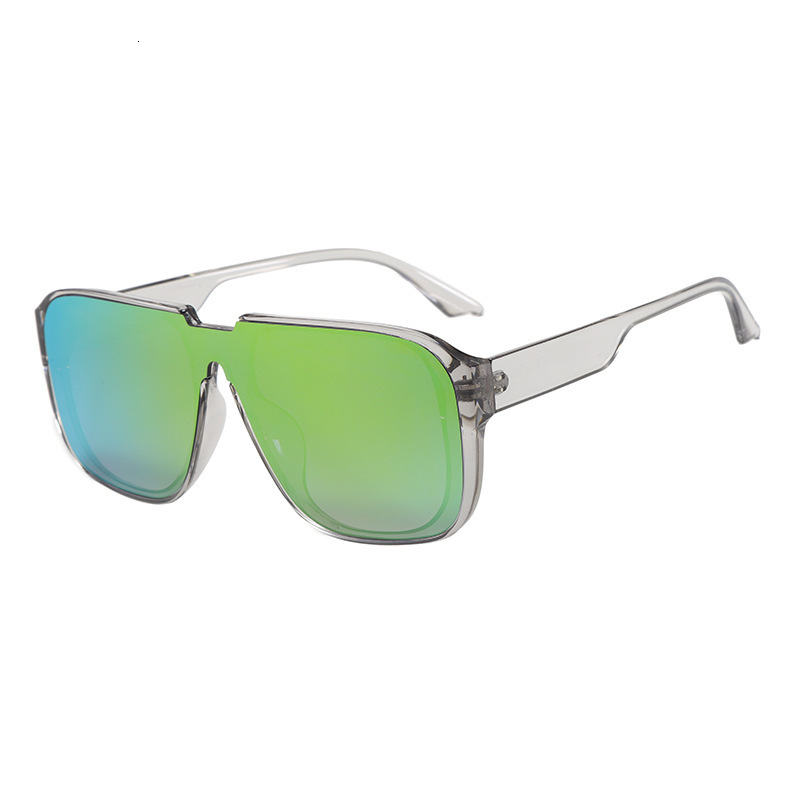 Designer's New Luxury And High-end One-piece Square Sunglasses 2026 New Modern Retro Sunglasses Ins Street Partners Face Large Frame Personalized - view 9