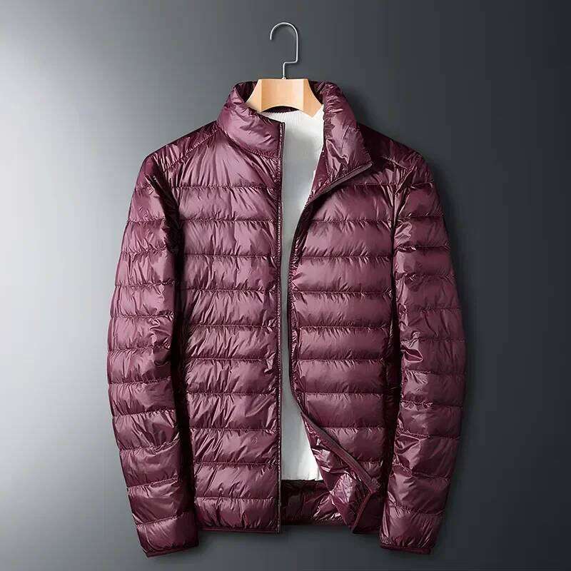 Men's Autumn Winter New Ultra Light White Duck Down Jacket Men Waterproof Casual Outdoor Portable Lightweight Male Padded Coats W260626 - view 7