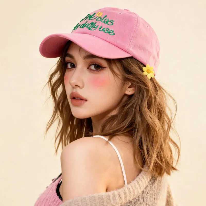 letter embroidered baseball Korean-style for women summer makes the face look smaller versatile M260626 - view 5